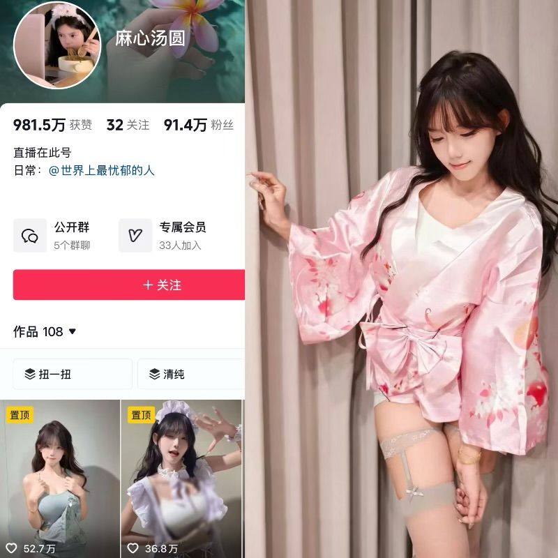 麻心汤圆 趣岛软糯清甜可爱治愈氛围感宝藏博主-御萝部落