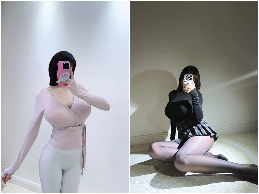 抖音网红春待月爱岛遇系列大尺度摄影图片视频下载