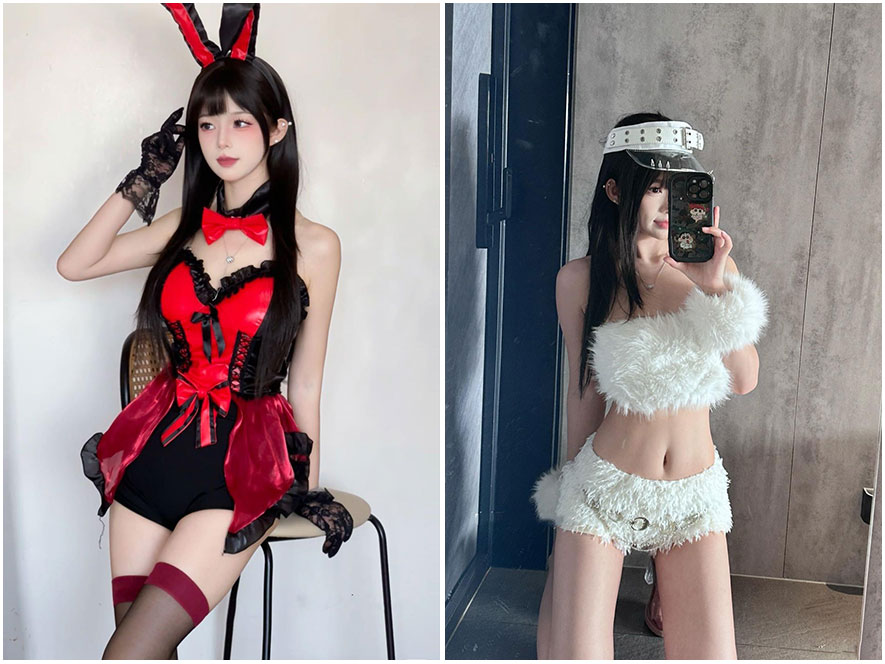 抖音网红百变甜心啊岛遇写真图片视频合集下载