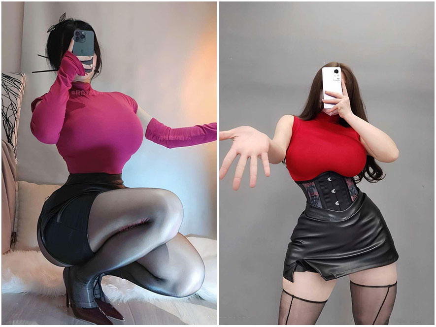 粉色的猫Jinx微密圈作品合集_抖音网红_Cosplay美图视频下载-御萝