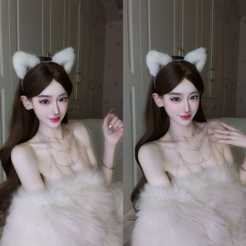美吸：丰韵曼妙的风格博主，抹胸裙造型诠释中西融合之美