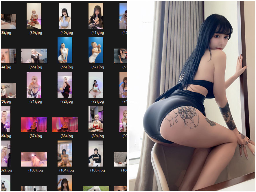 ORZST简微密圈合集|ORZST简抖音网红Cosplay写真图片铁粉空间图包