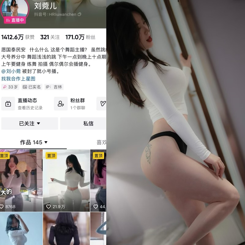 抖音刘菀儿（不知名女秘书）合集【158P 65V】-御萝部落