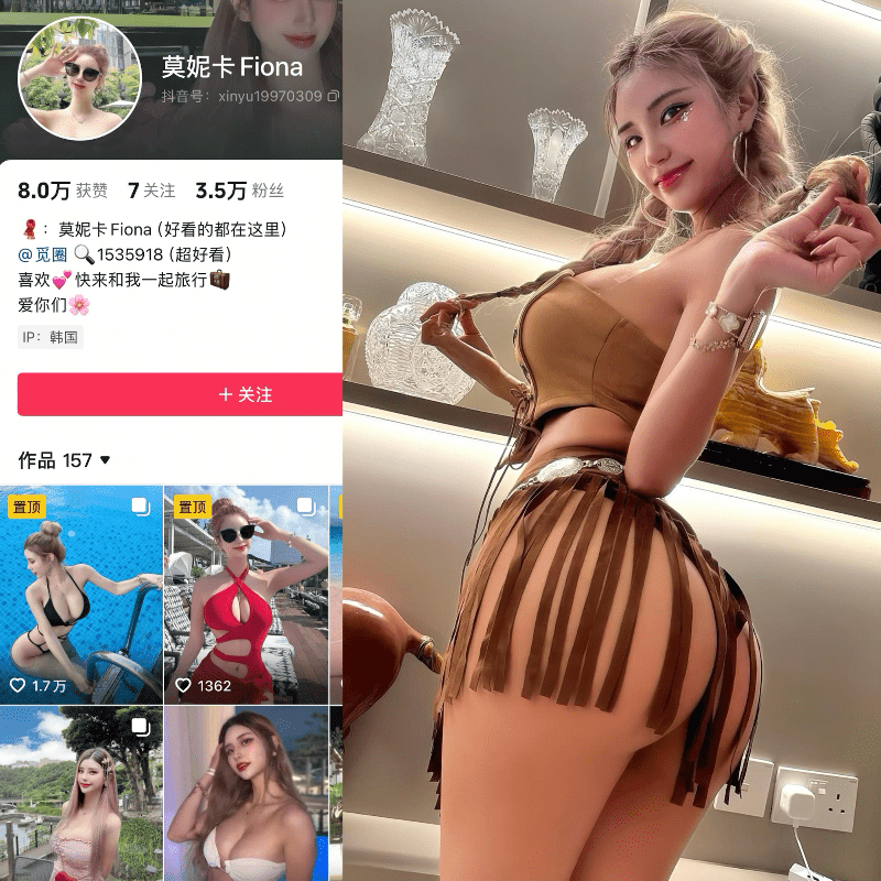 【免费】抖音莫妮卡Fiona微密圈合集【478P 3V】-御萝部落