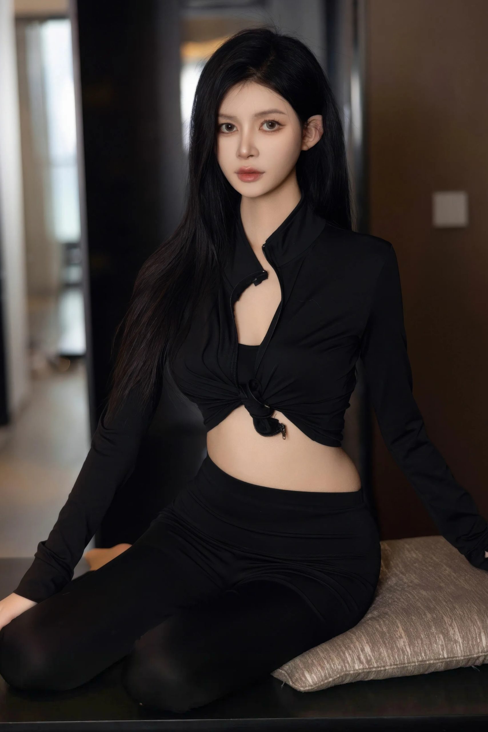 沈如斯 黑色情趣服饰