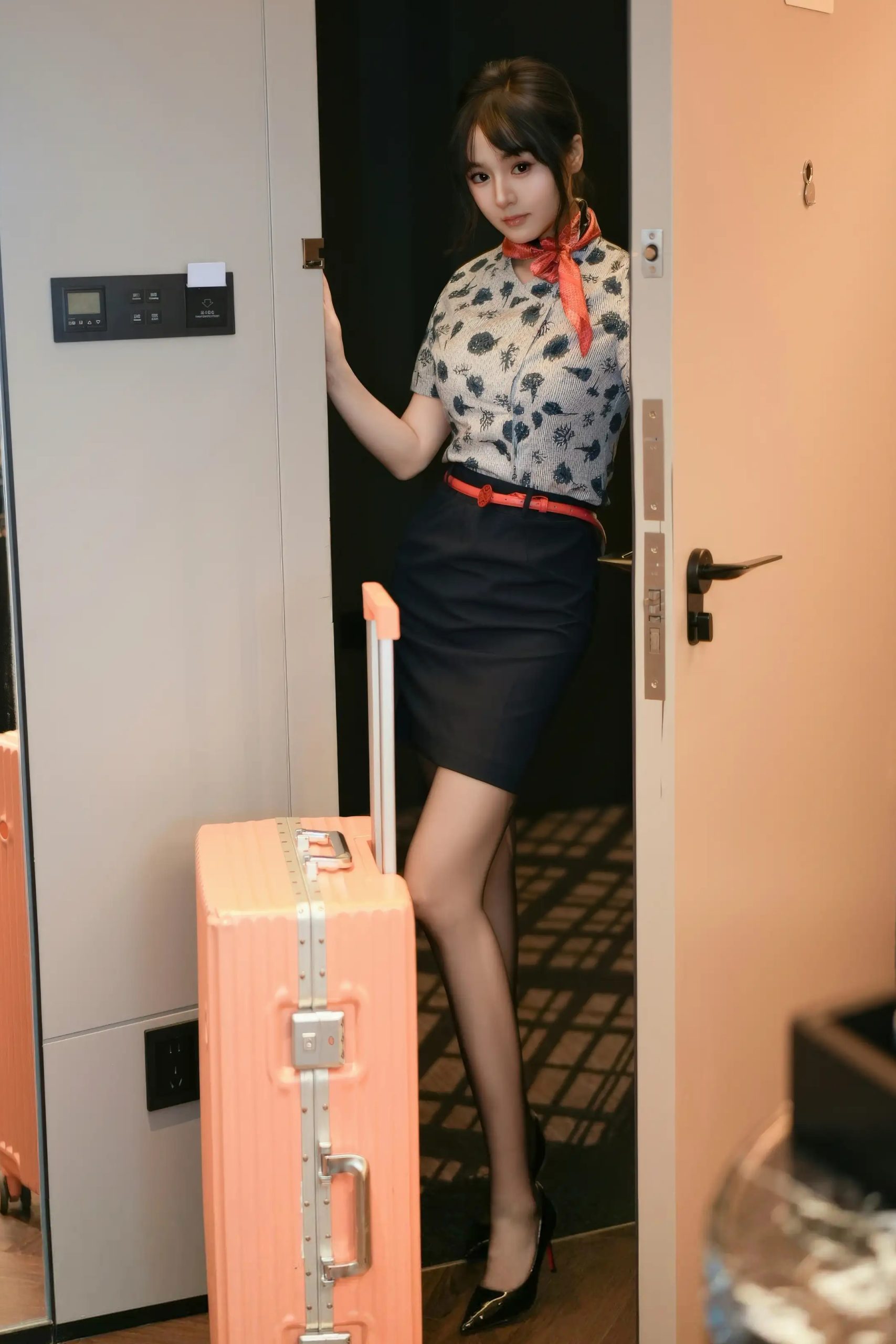 沈南汐RuRu 空姐制服