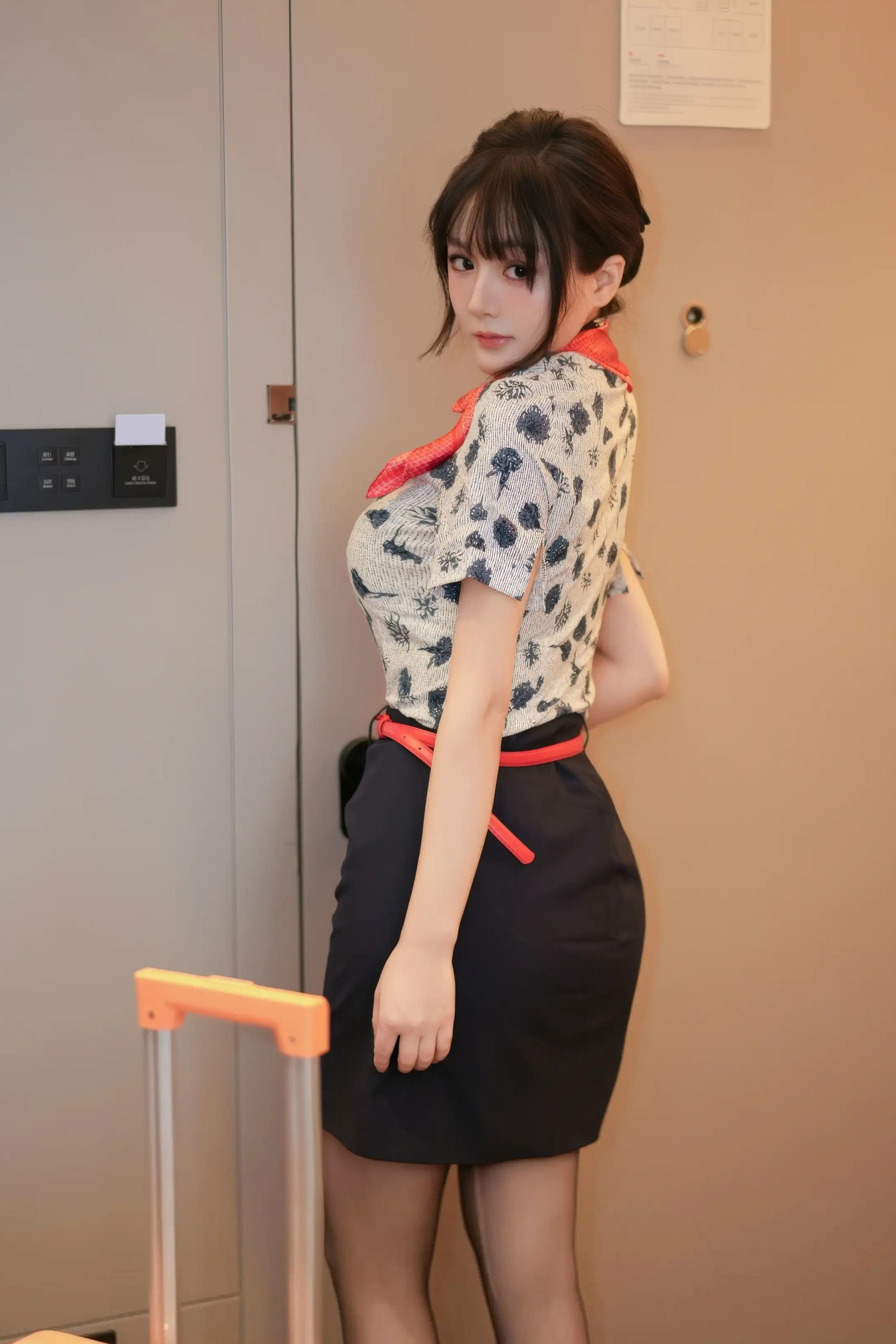 沈南汐RuRu 空姐制服