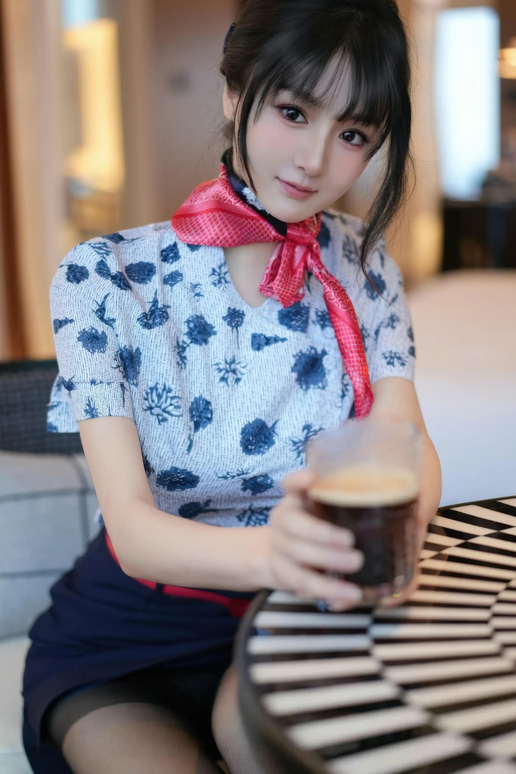 沈南汐RuRu 空姐制服
