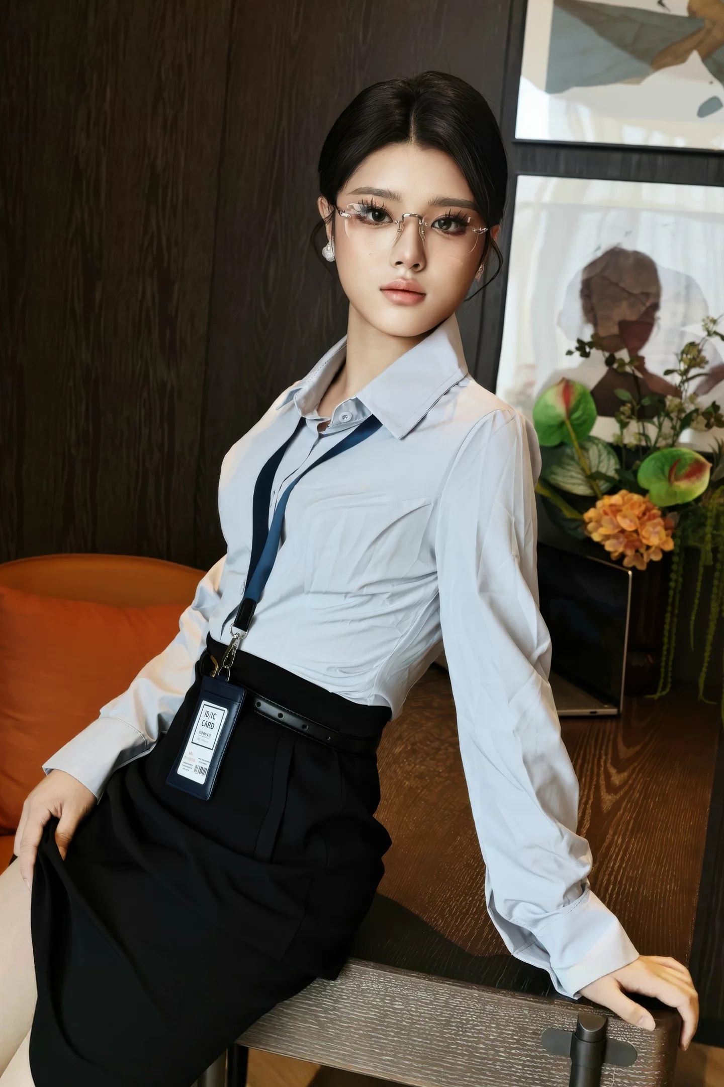 糯梨子 性感OL