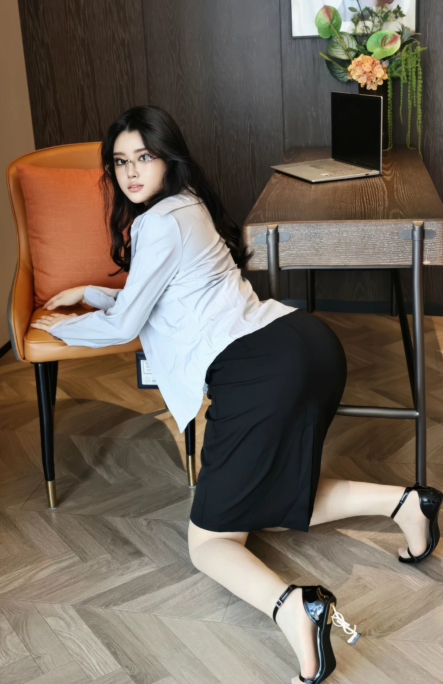 糯梨子 性感OL