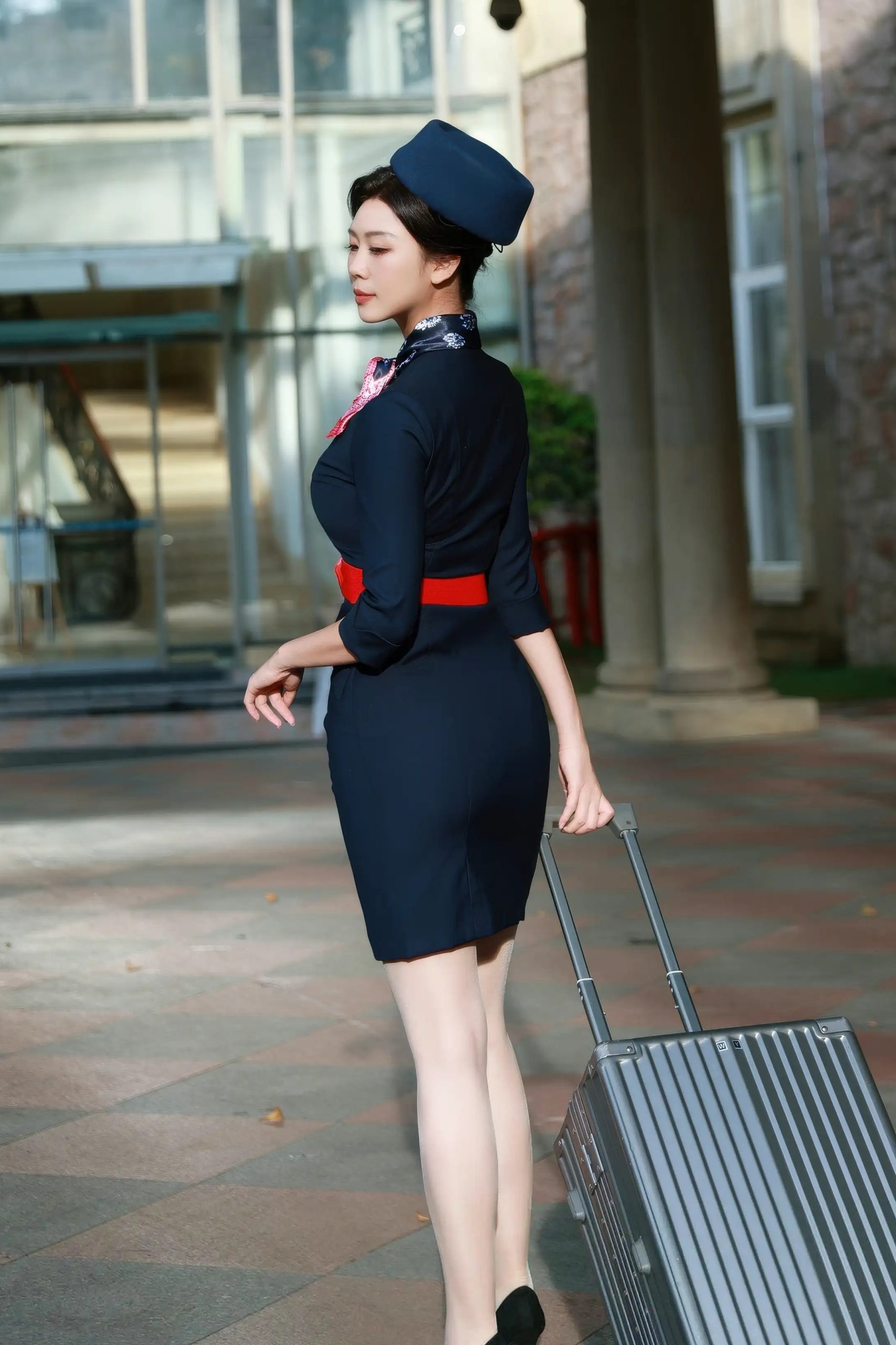 玫瑰我爱你 空姐制服