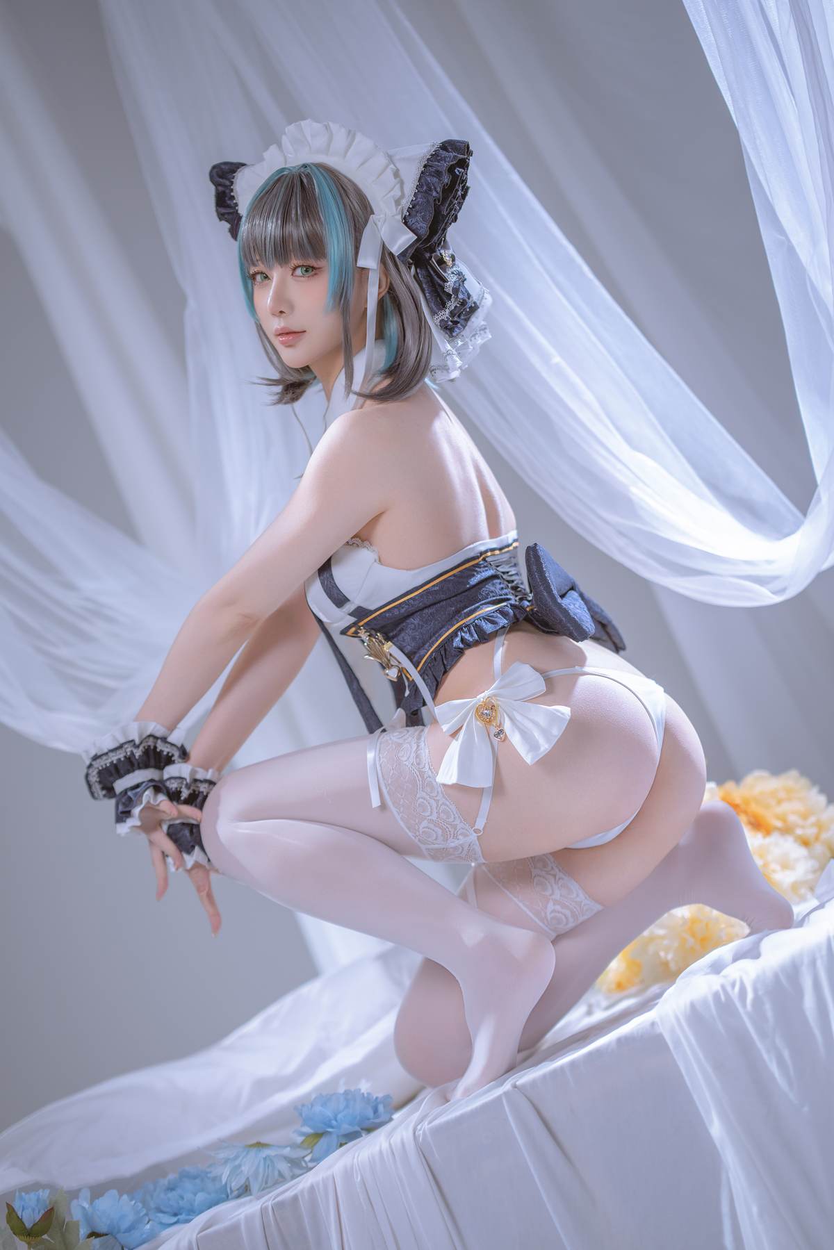 星之迟迟《碧蓝航线 柴郡》1V Cosplay写真