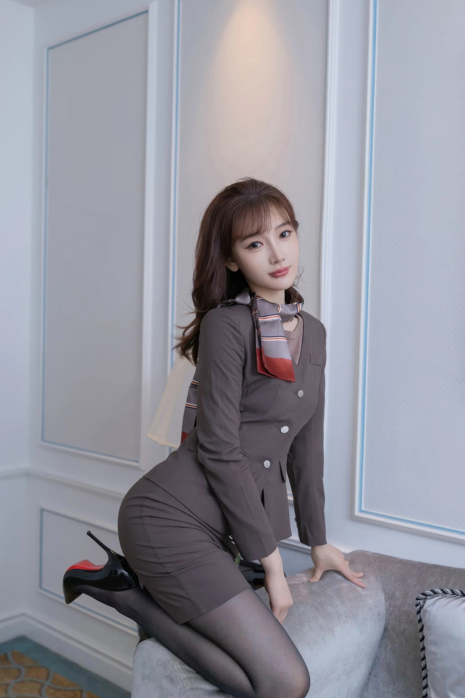 陆萱萱 性感OL
