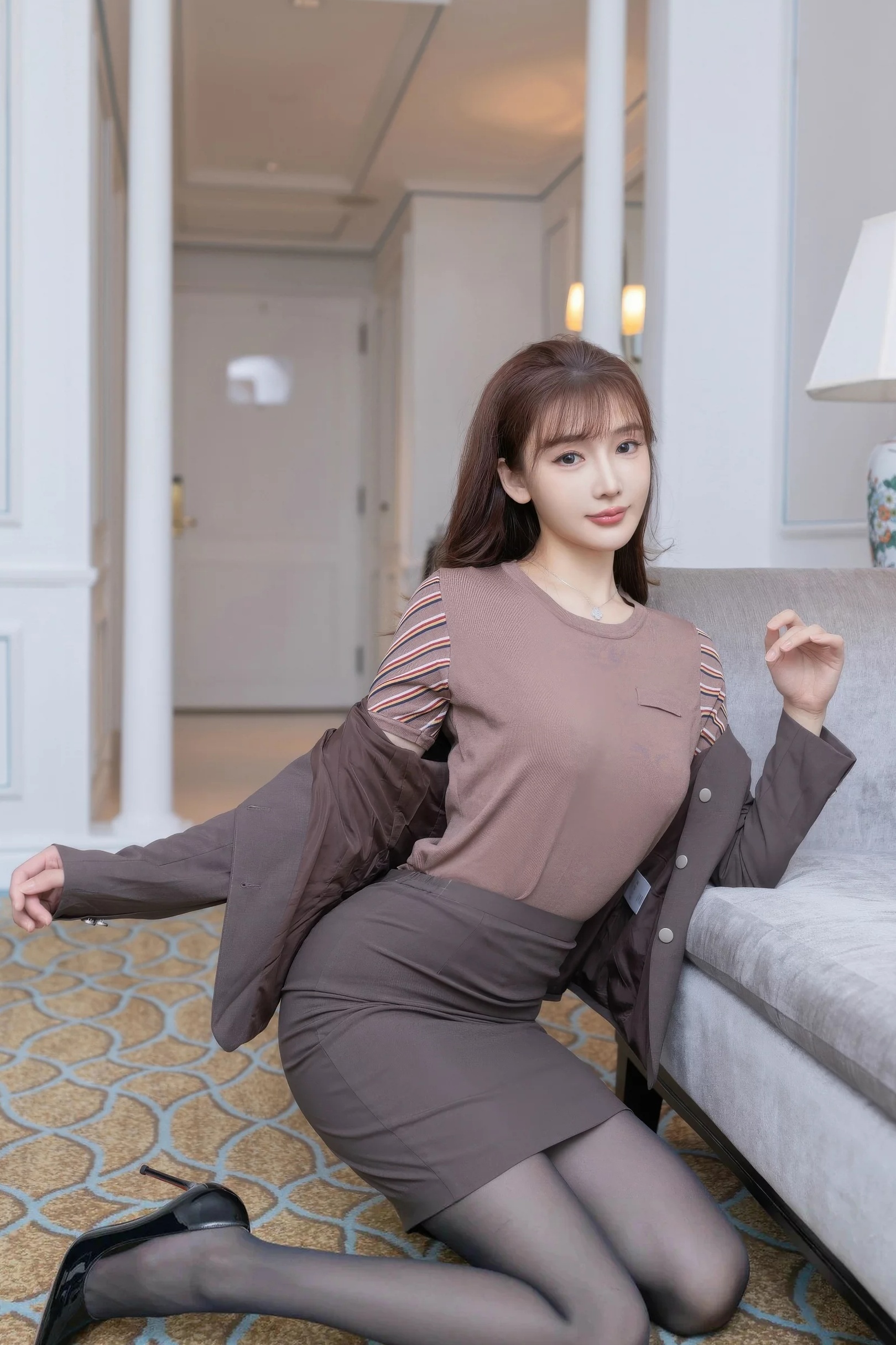 陆萱萱 性感OL