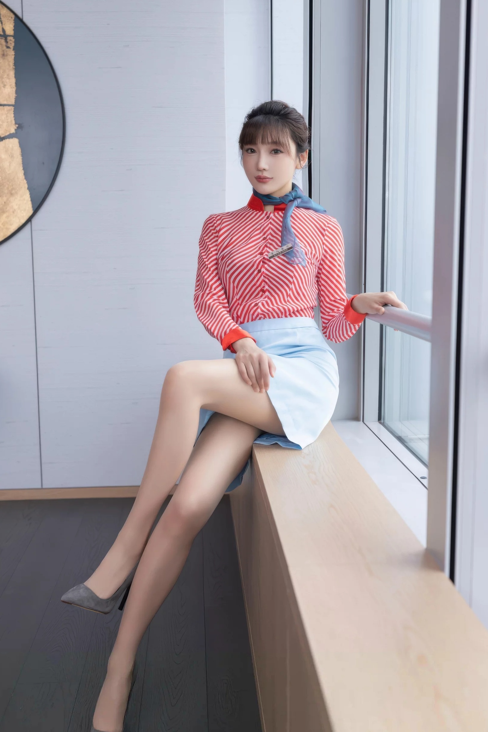 陆萱萱 性感制服