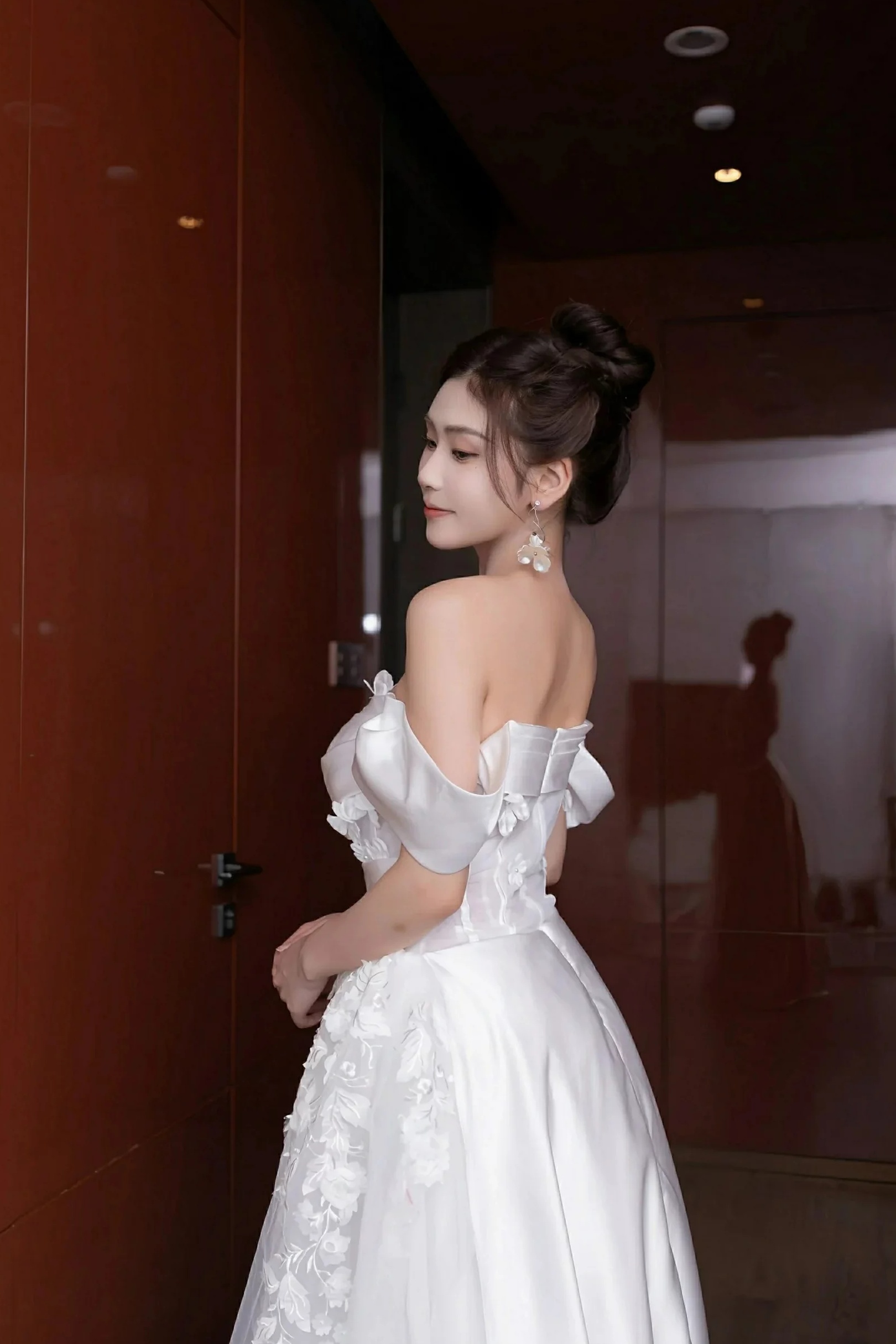 刘婷婷 白色婚纱