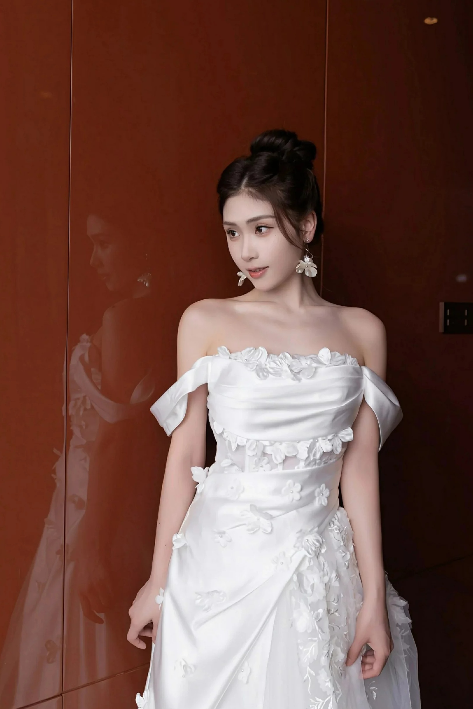 刘婷婷 白色婚纱