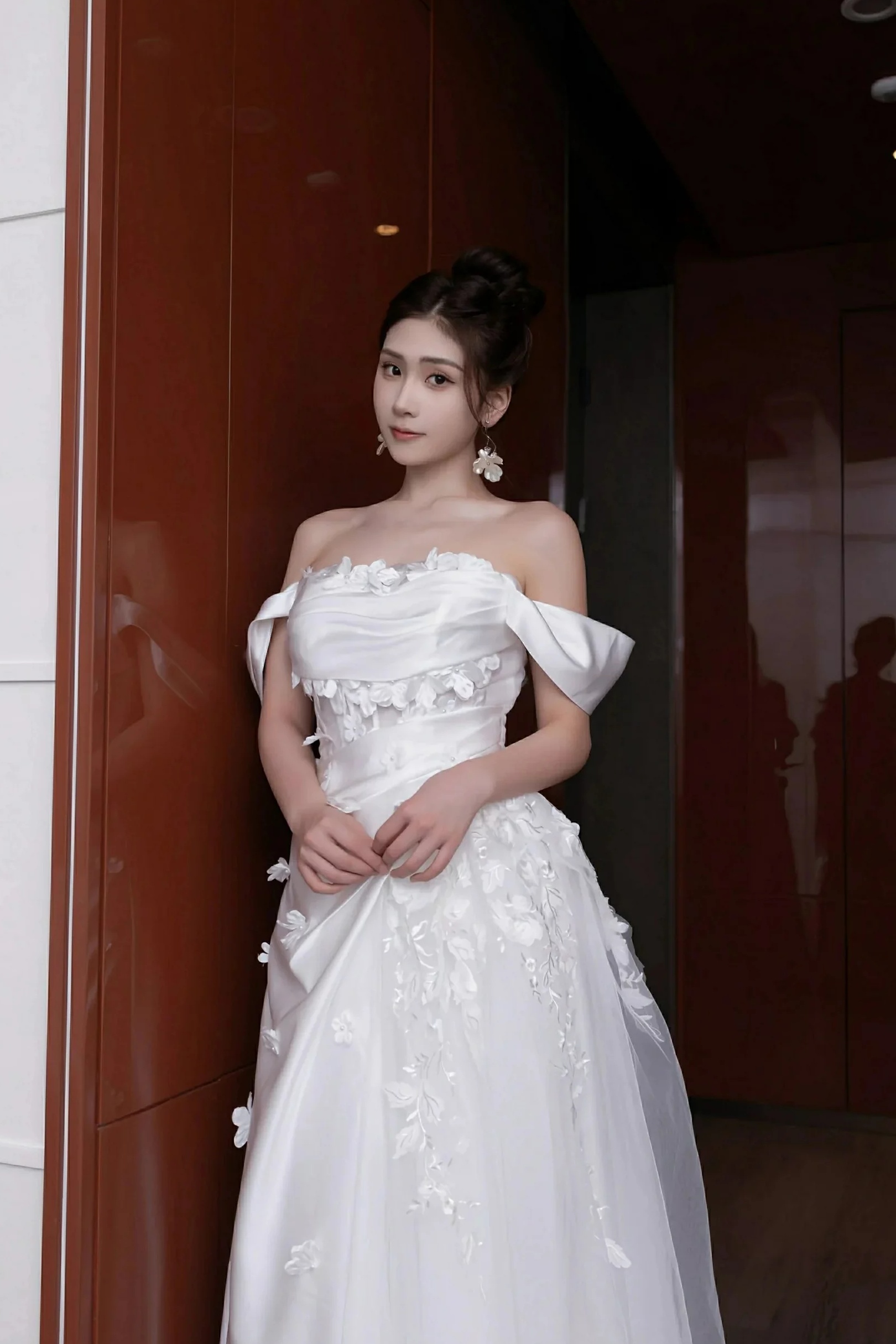 刘婷婷 白色婚纱