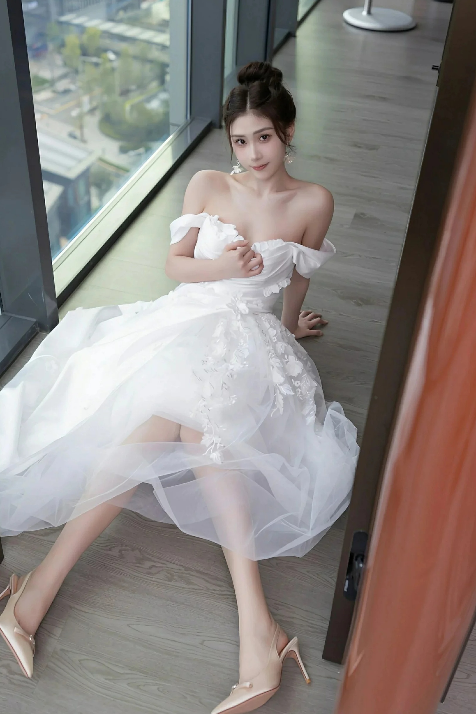 刘婷婷 白色婚纱