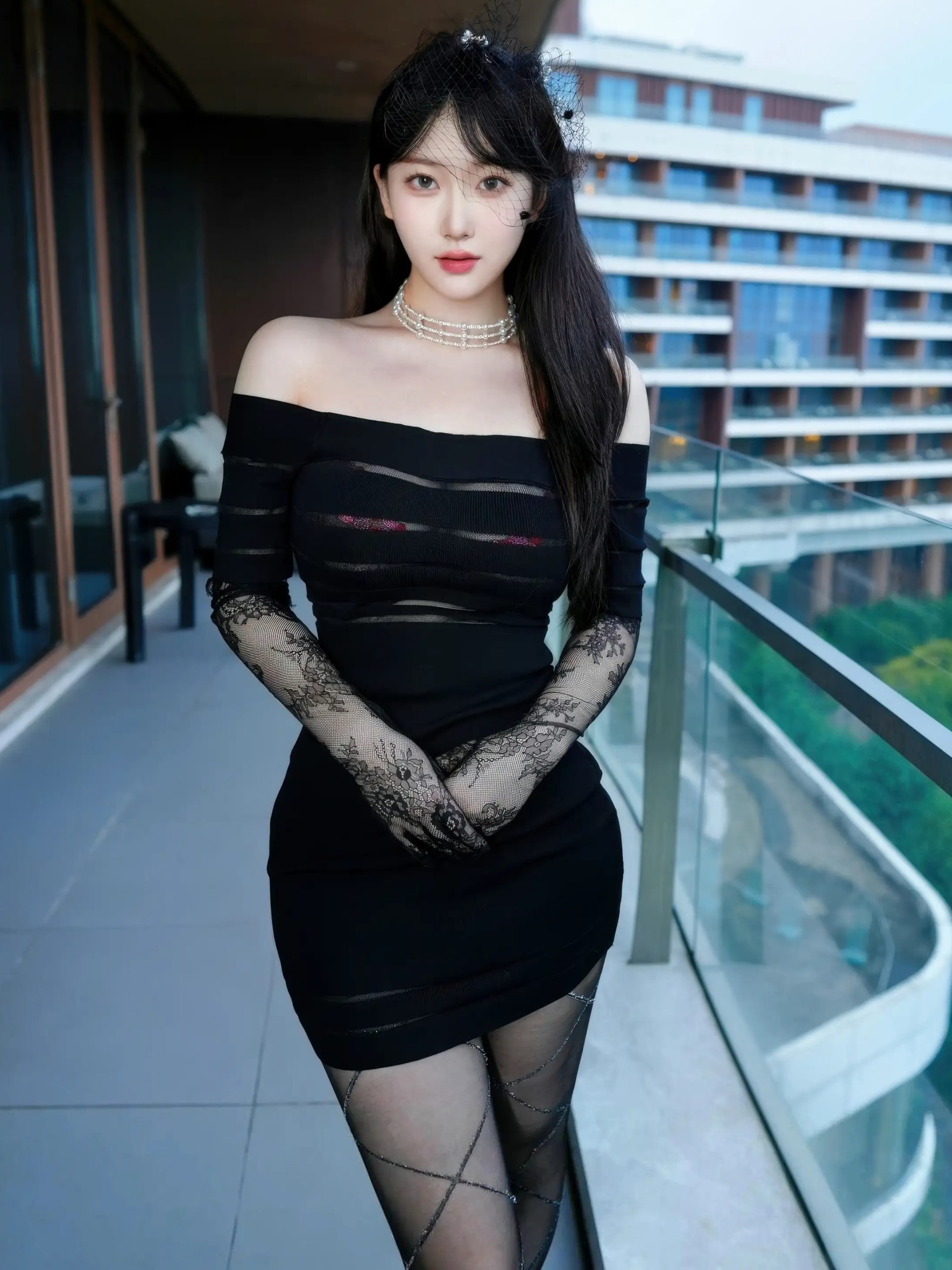 李沁恩lrene 开档黑丝