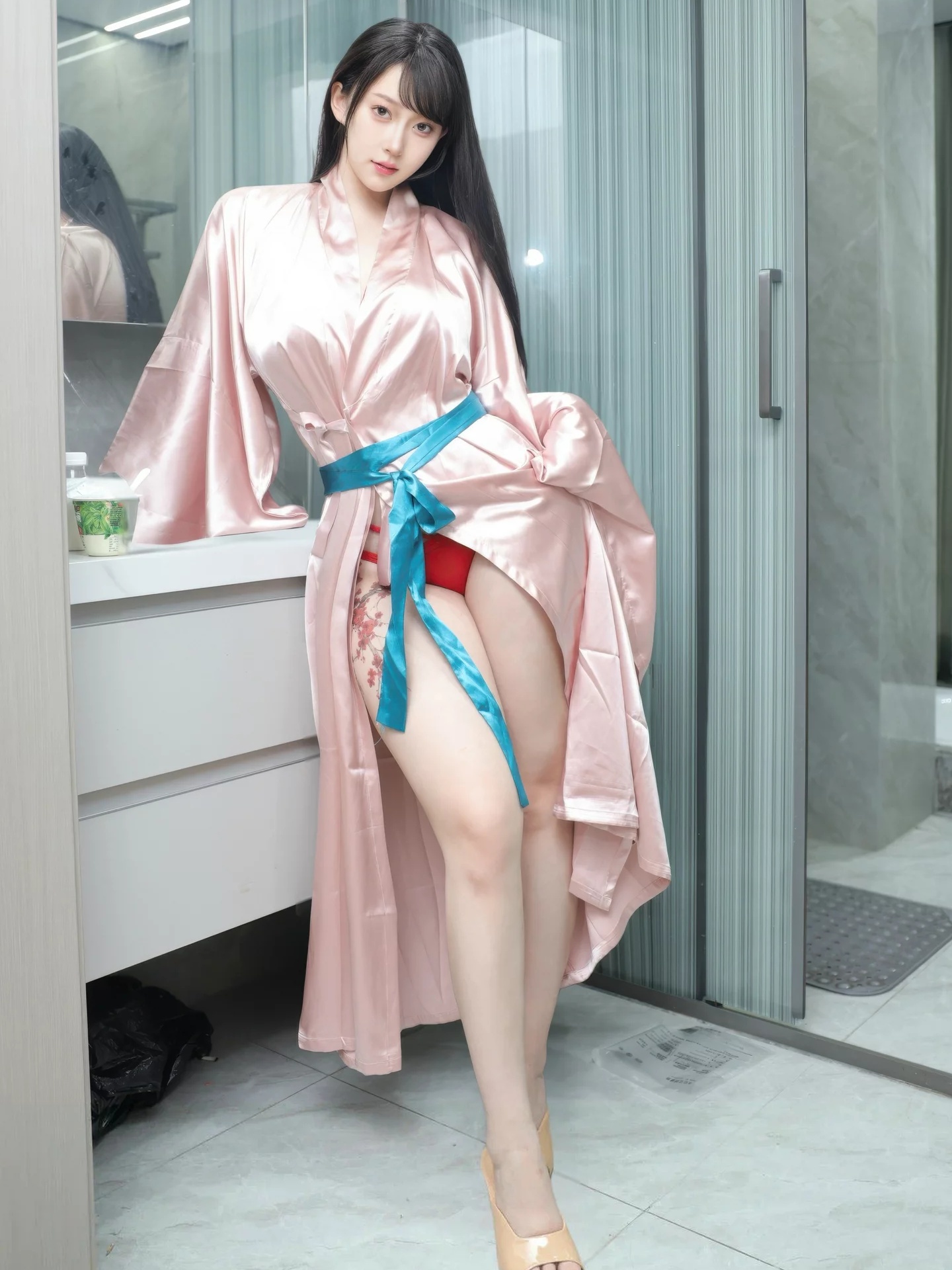 李沁恩lrene 红色比基尼