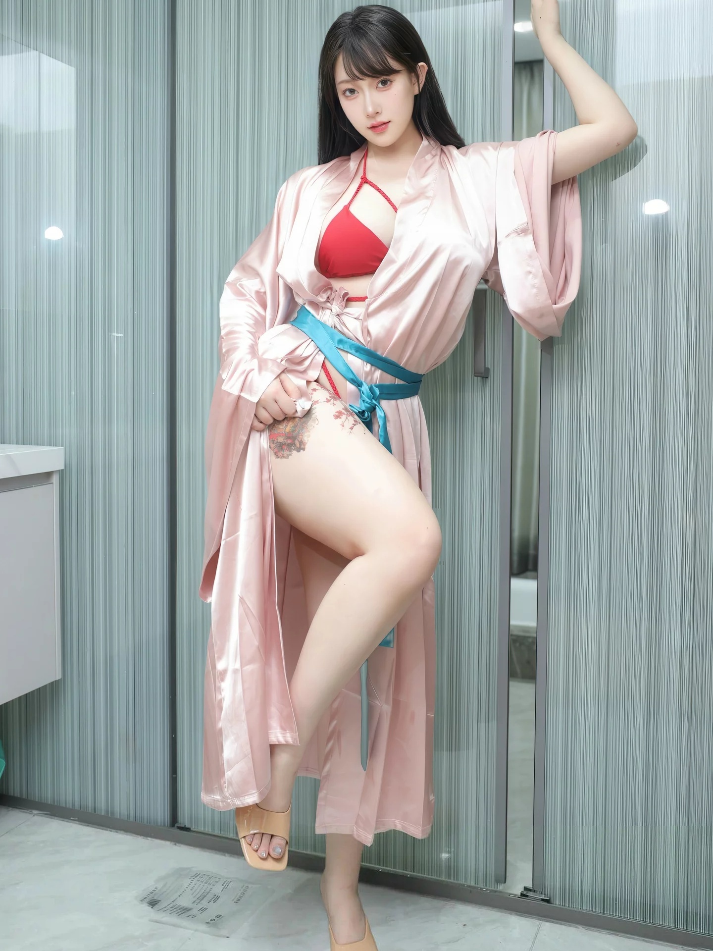 李沁恩lrene 红色比基尼