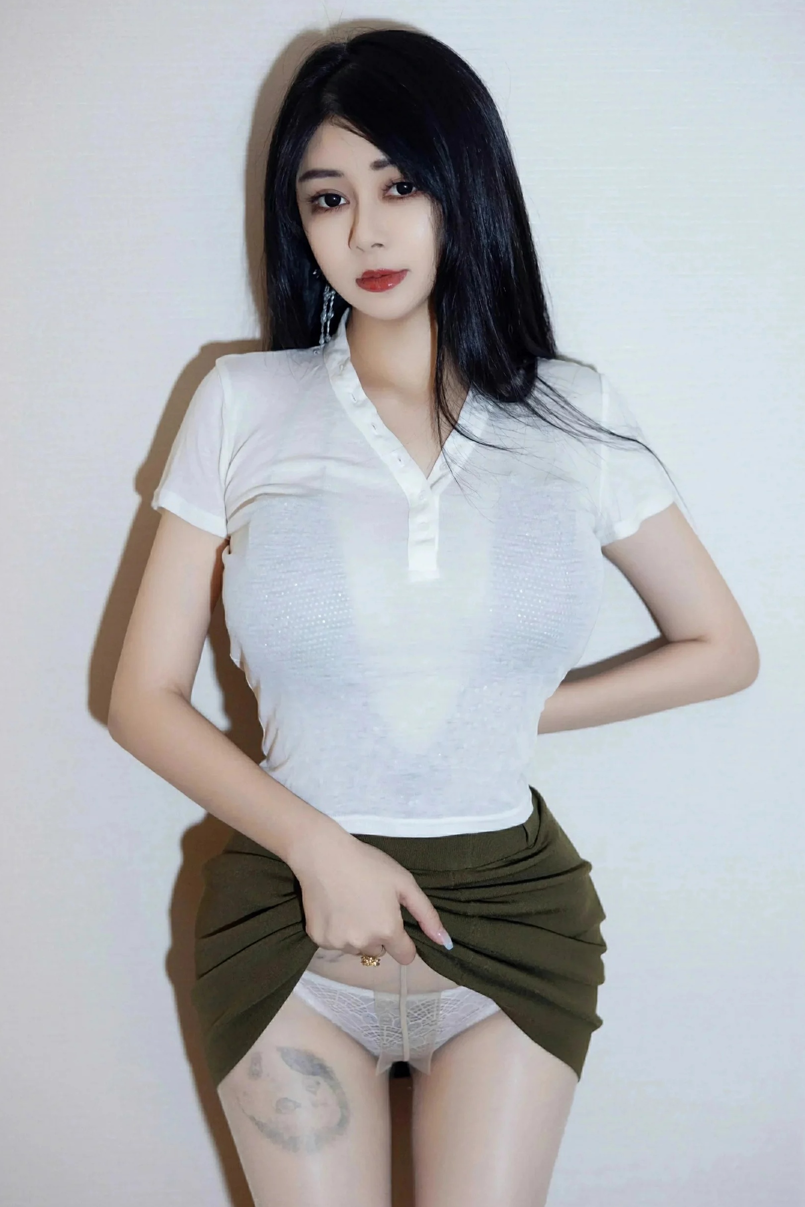 凯竹Quinn 白色T恤