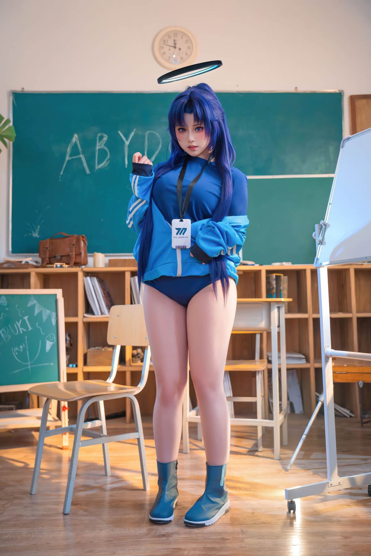 呙呙 – 优香：优香角色还原美腿大尺度 58P_1