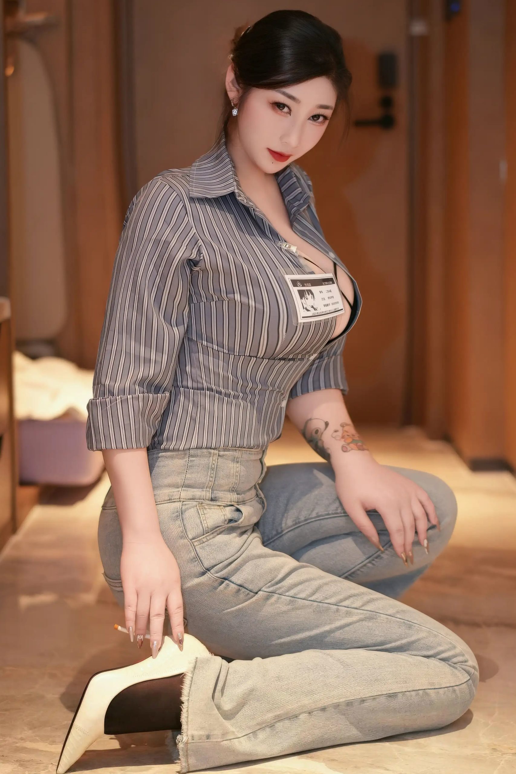 妲己_Toxic 黑色情趣内衣2