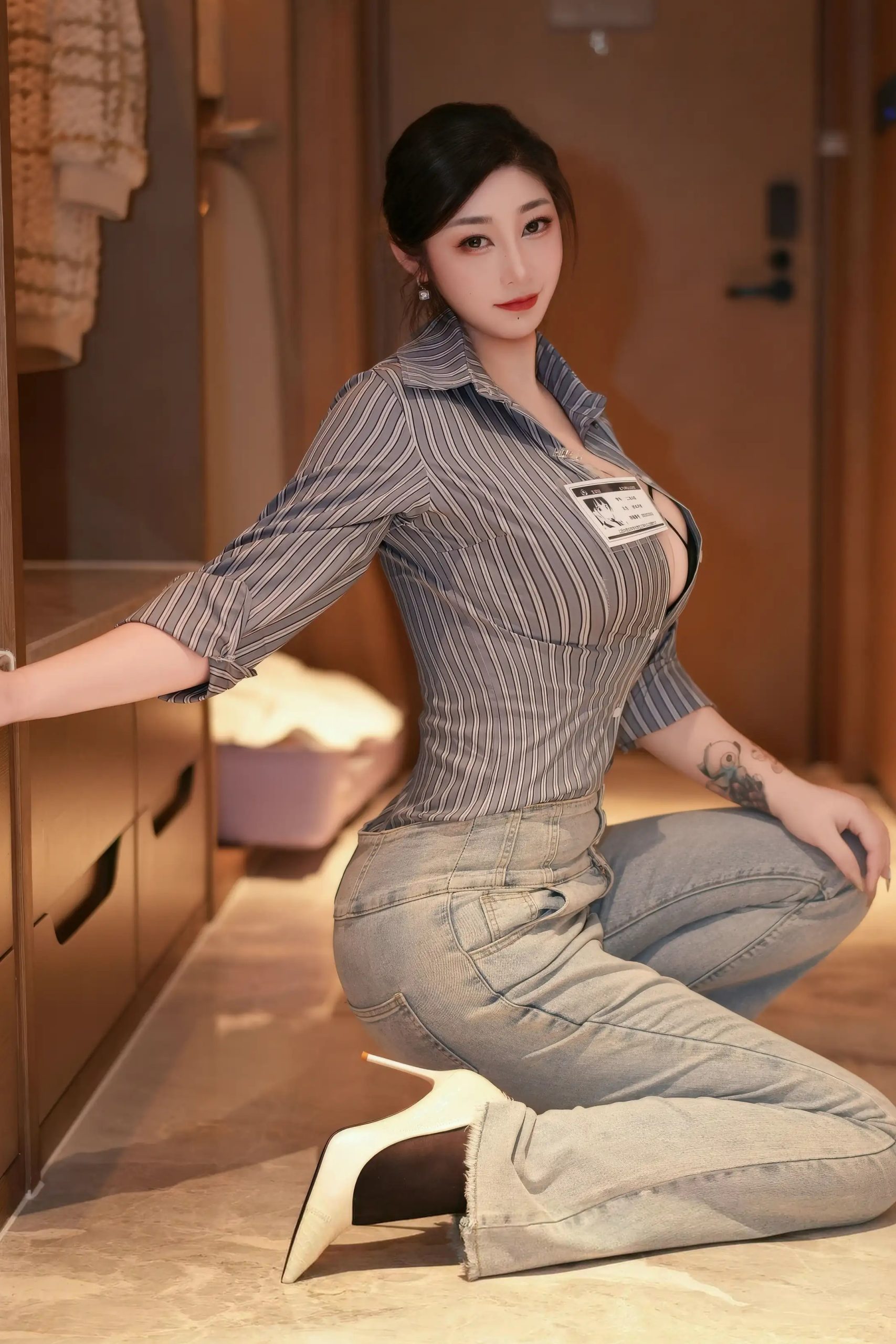 妲己_Toxic 黑色情趣内衣2