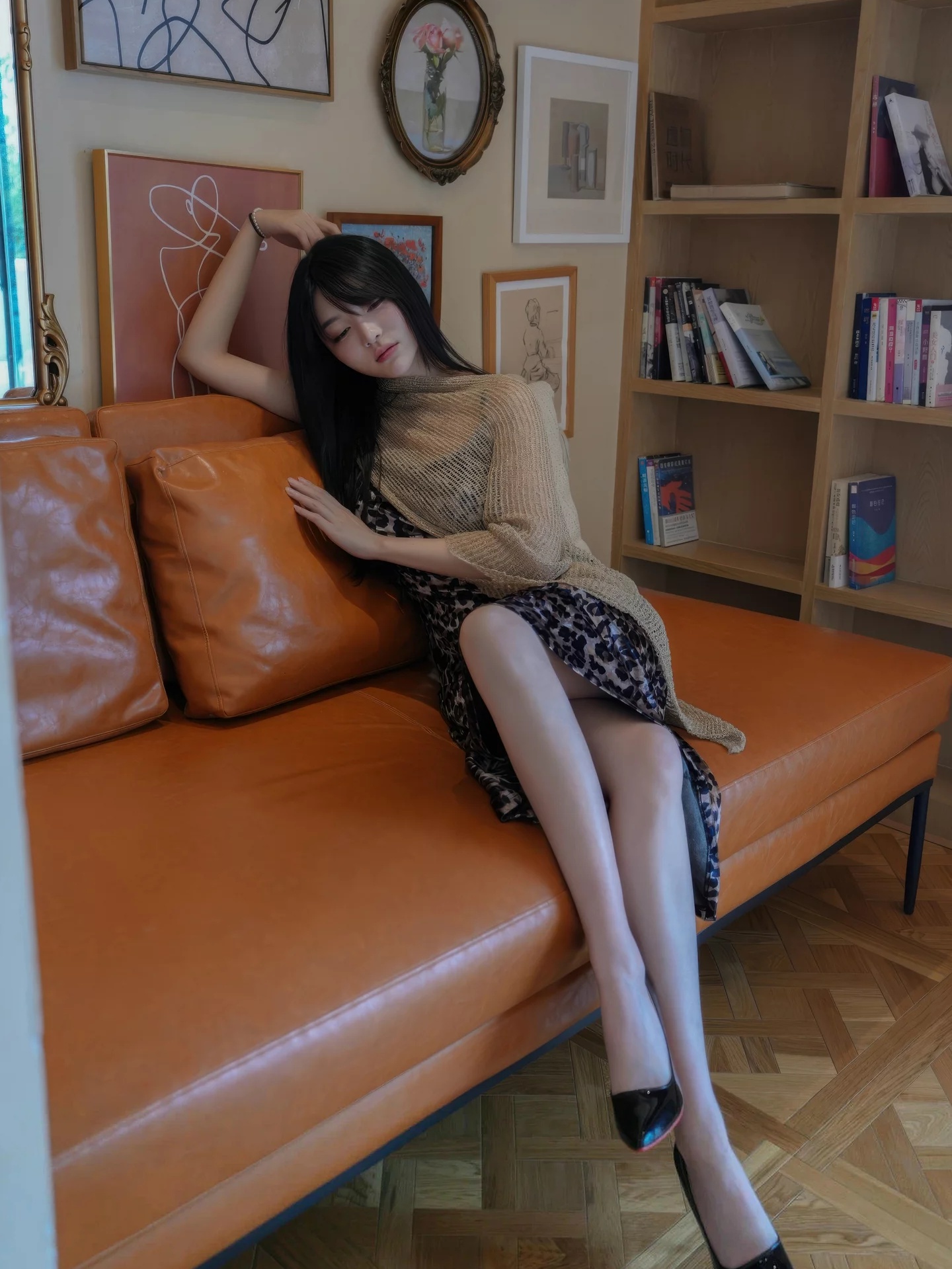 白露lulu 黑白色比基尼