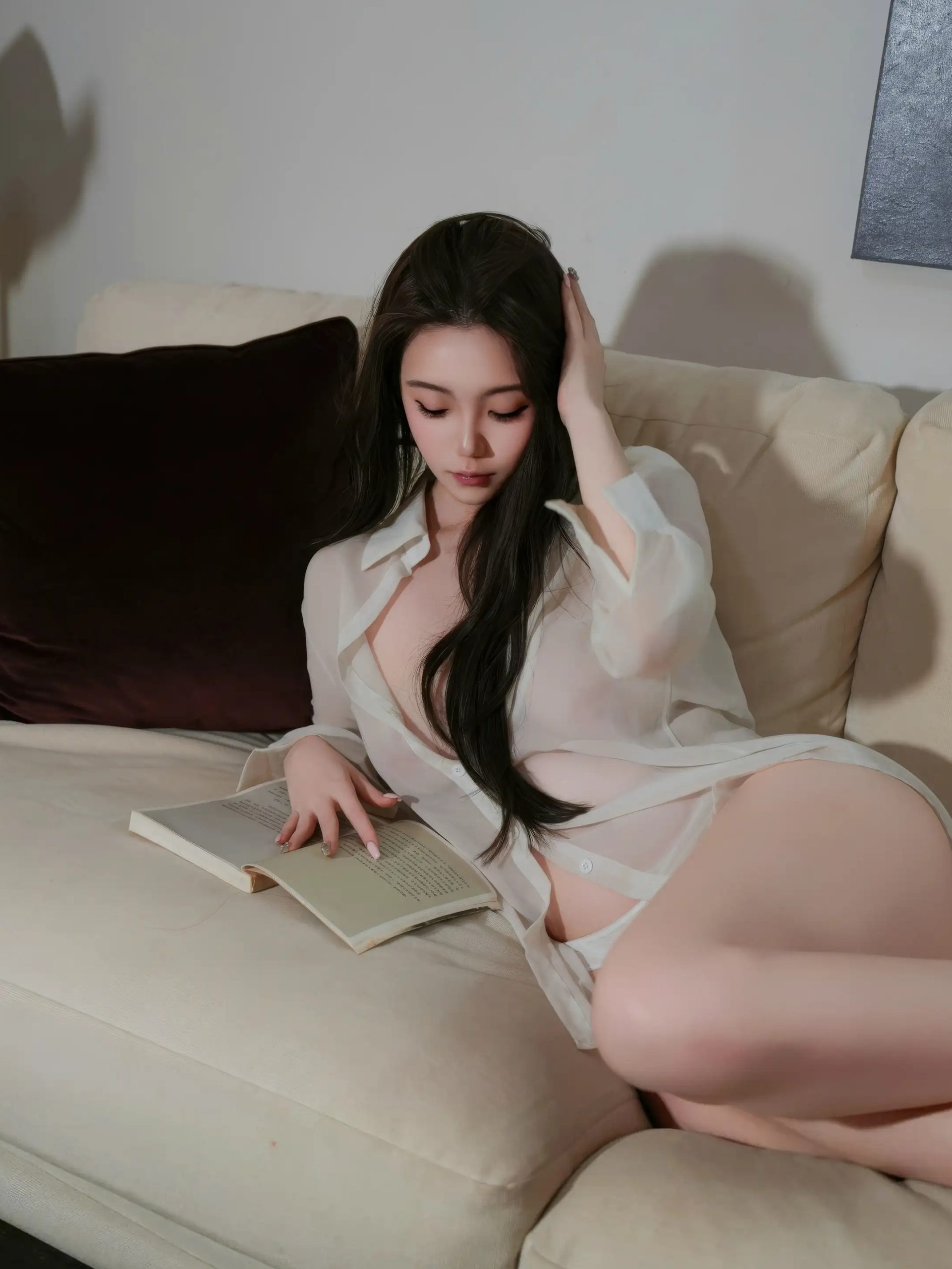 Laurel_Zoe 薄透衬衫
