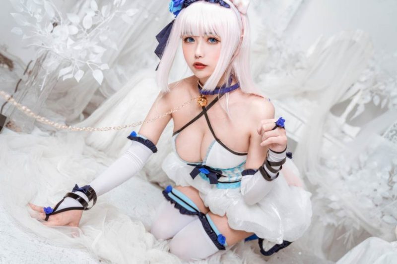 Momoko葵葵 – Nekopara 香子兰女仆：猫娘女仆装甜美还原 11P-御萝部落