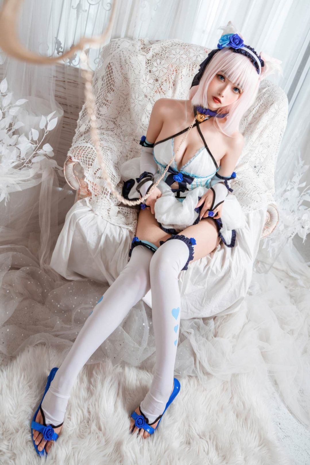 Momoko葵葵 – Nekopara 香子兰女仆：猫娘女仆装甜美还原 11P