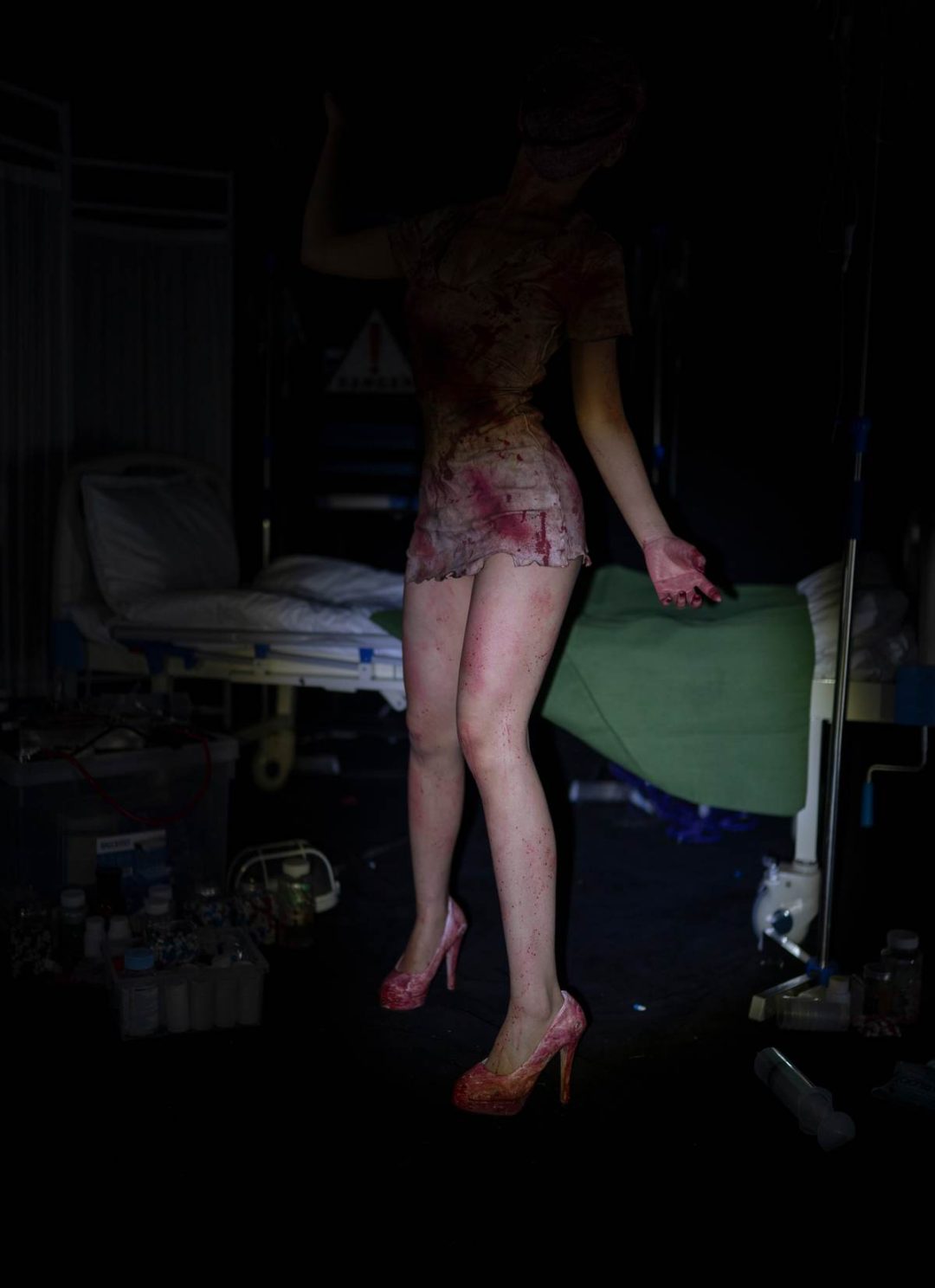 Bangni邦尼 – 寂静岭护士：恐怖病房护士装 大尺度裸露 90P4V