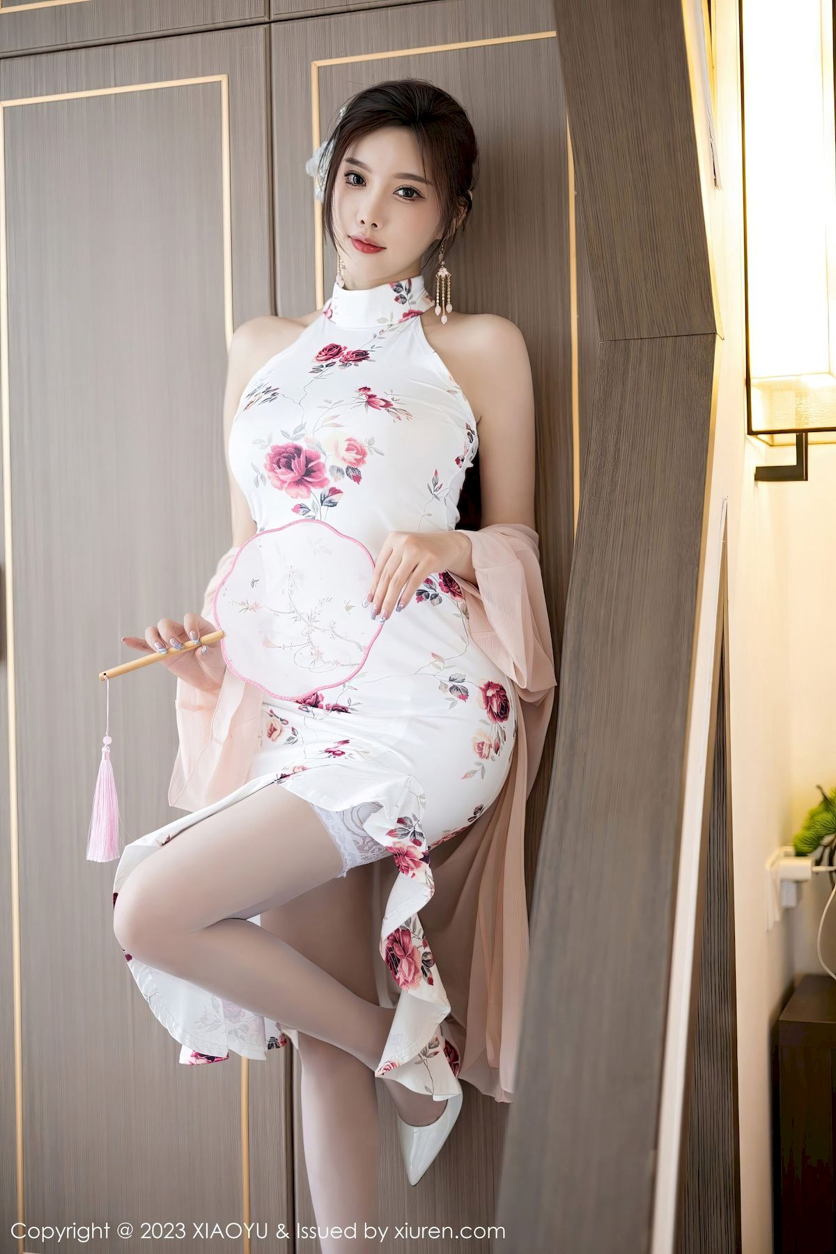 [XIAOYU语画界] VOL.1046 杨晨晨Yome – 白丝旗袍+茶艺主题贵州旅拍