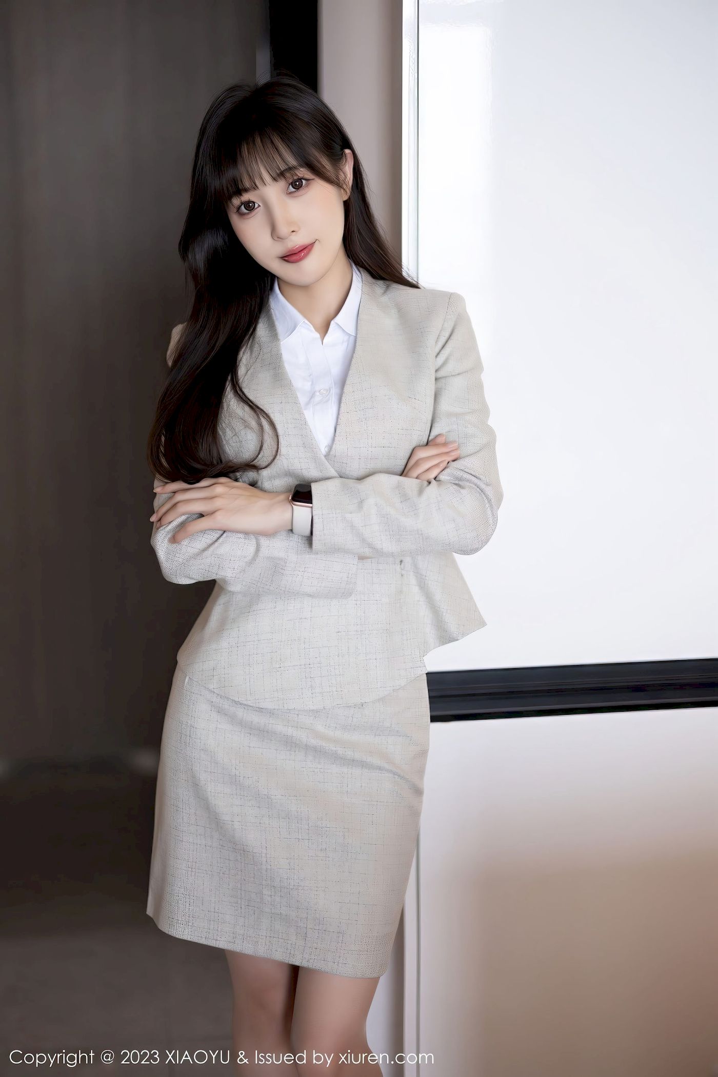 [XIAOYU语画界] Vol.1034 模特林星阑 – 白领OL+原色丝袜性感写真