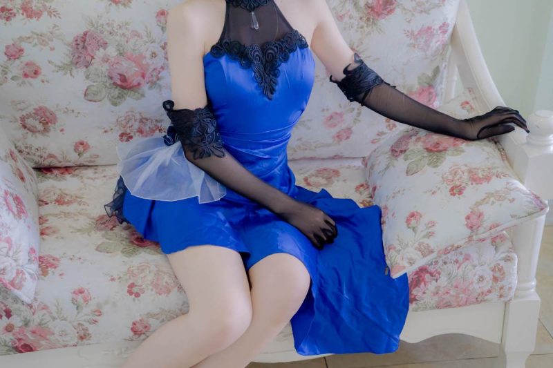 少女映画 – Fate Saber 蓝色礼服：大尺度角色还原 93P-御萝部落