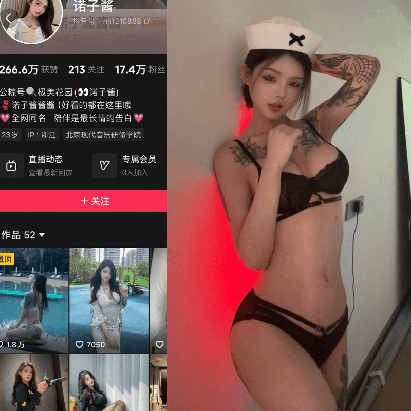 【铁粉空间】抖音诺子酱合集【40P 1V】-御萝部落