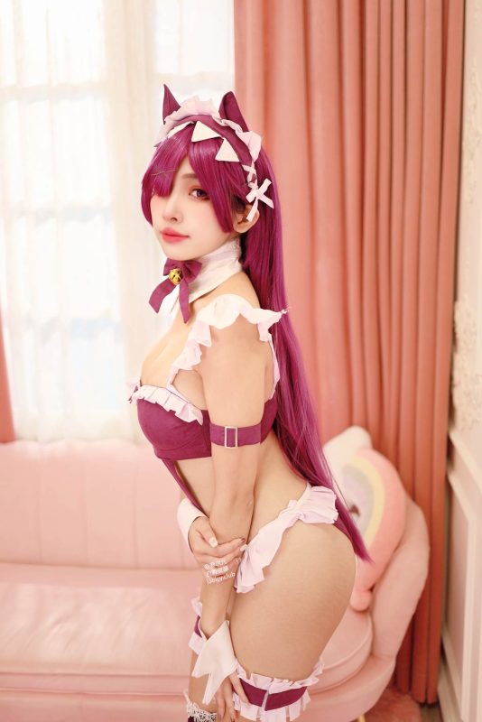 慕慕Momo – 4K 猫女仆 Neko Maid：猫耳女仆黑丝 巨乳美腿视频 57P5V-御萝部落