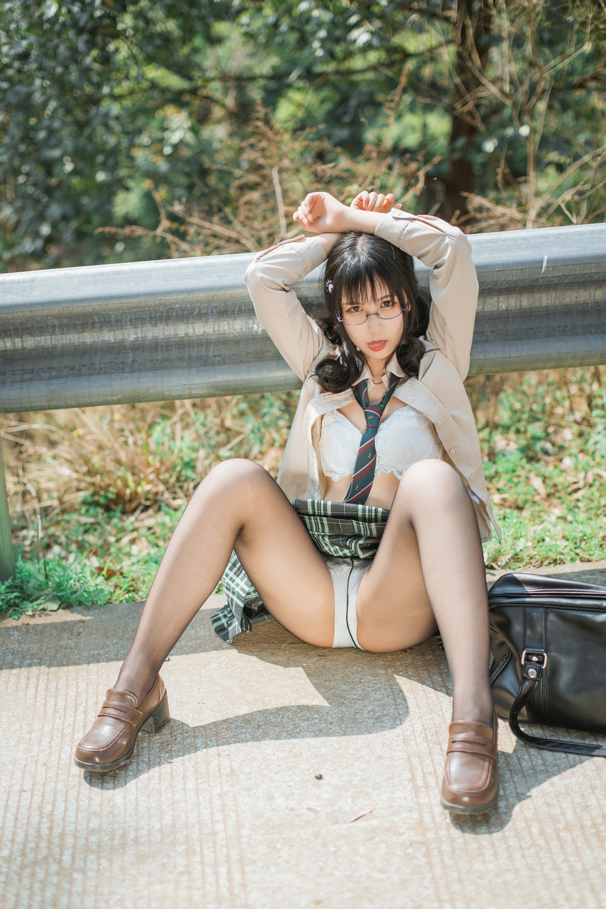 COSER美女逐月su – 乡间小路 – COSPLAY