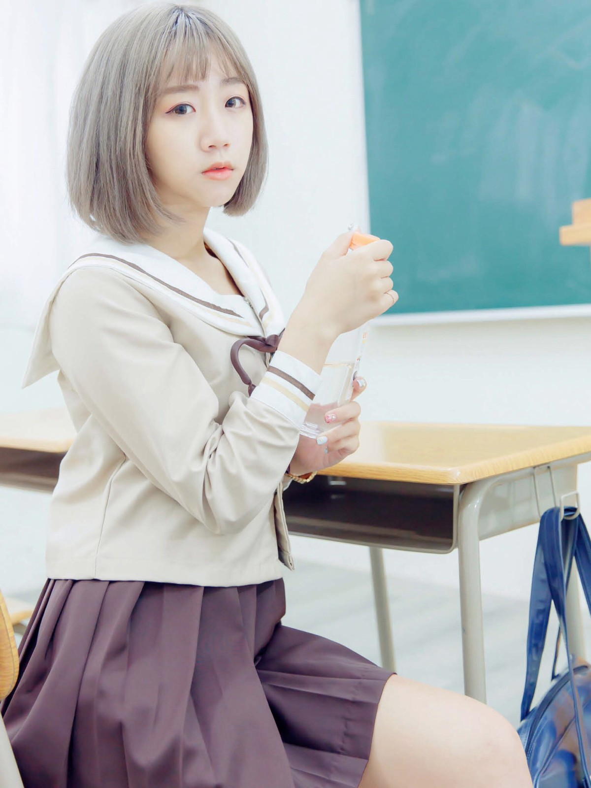 [JUICY]多汁女孩阮靖貽 水手服挑逗可爱单纯学生 – COSPLAY