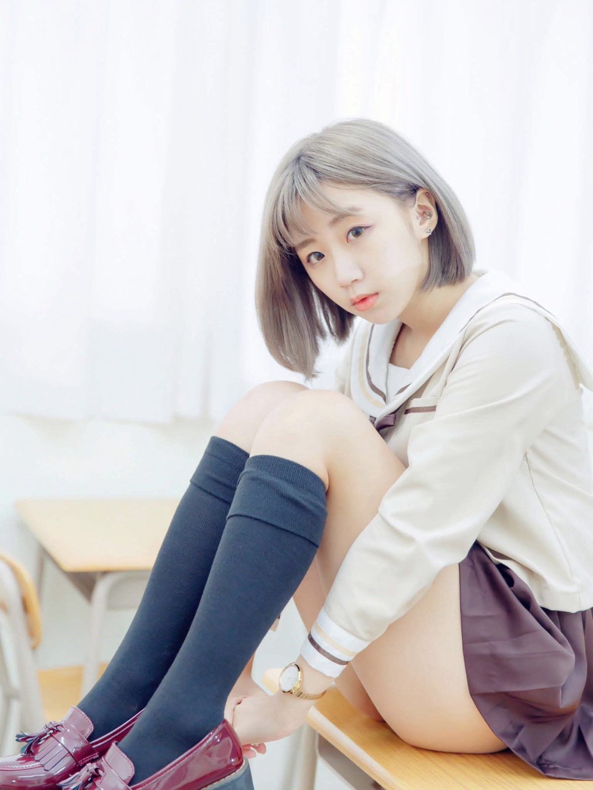 [JUICY]多汁女孩阮靖貽 水手服挑逗可爱单纯学生 – COSPLAY