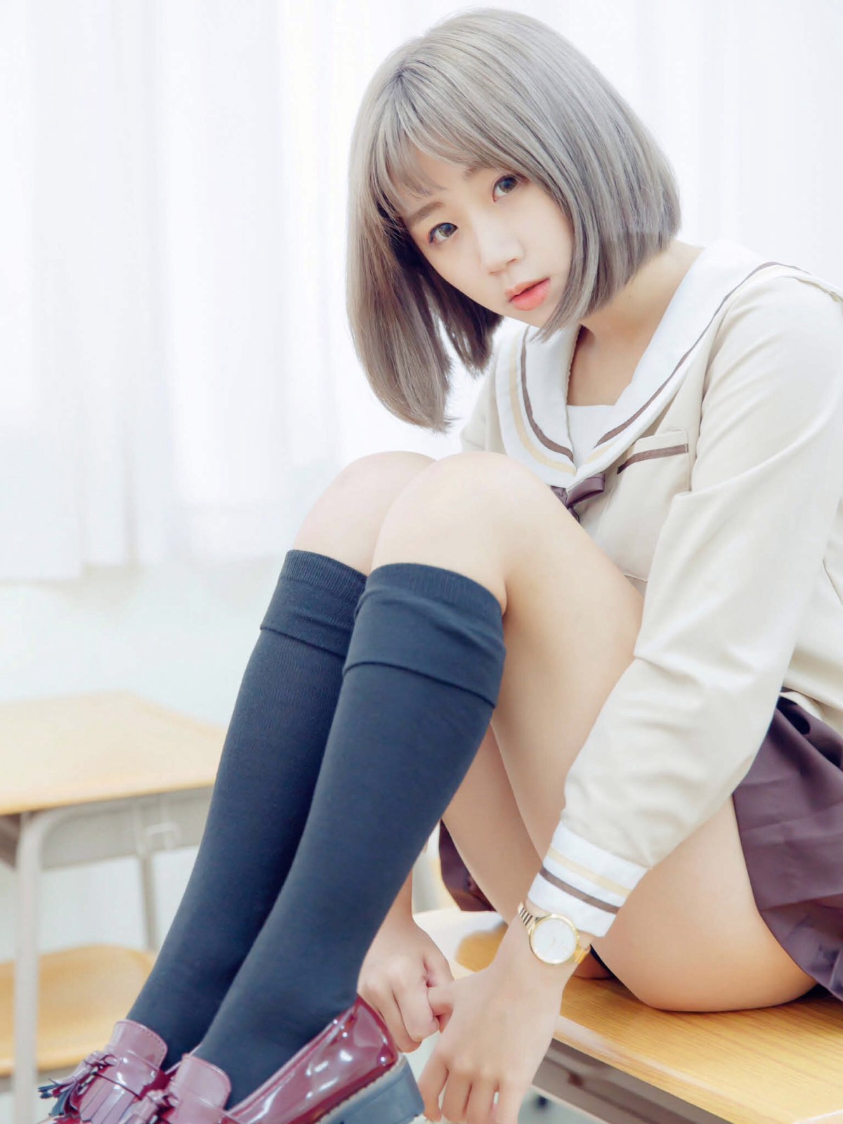 [JUICY]多汁女孩阮靖貽 水手服挑逗可爱单纯学生 – COSPLAY