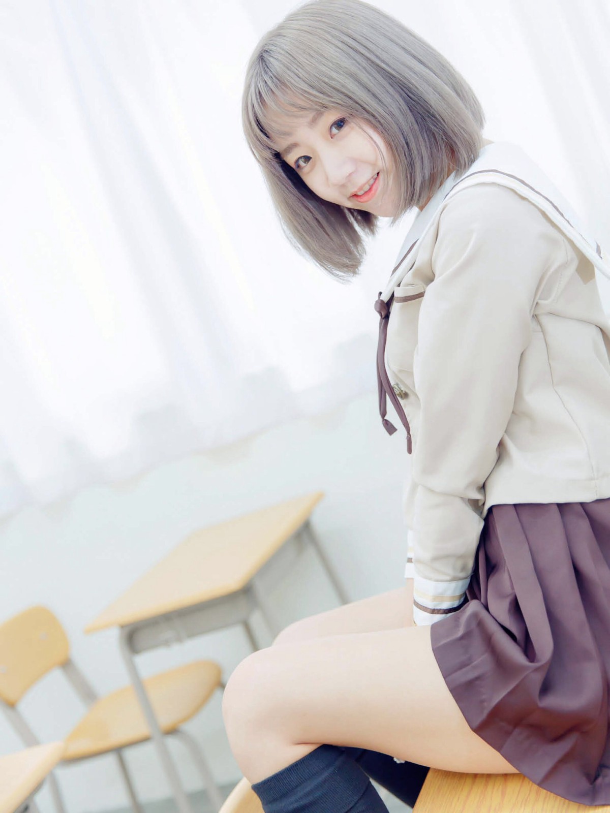 [JUICY]多汁女孩阮靖貽 水手服挑逗可爱单纯学生 – COSPLAY