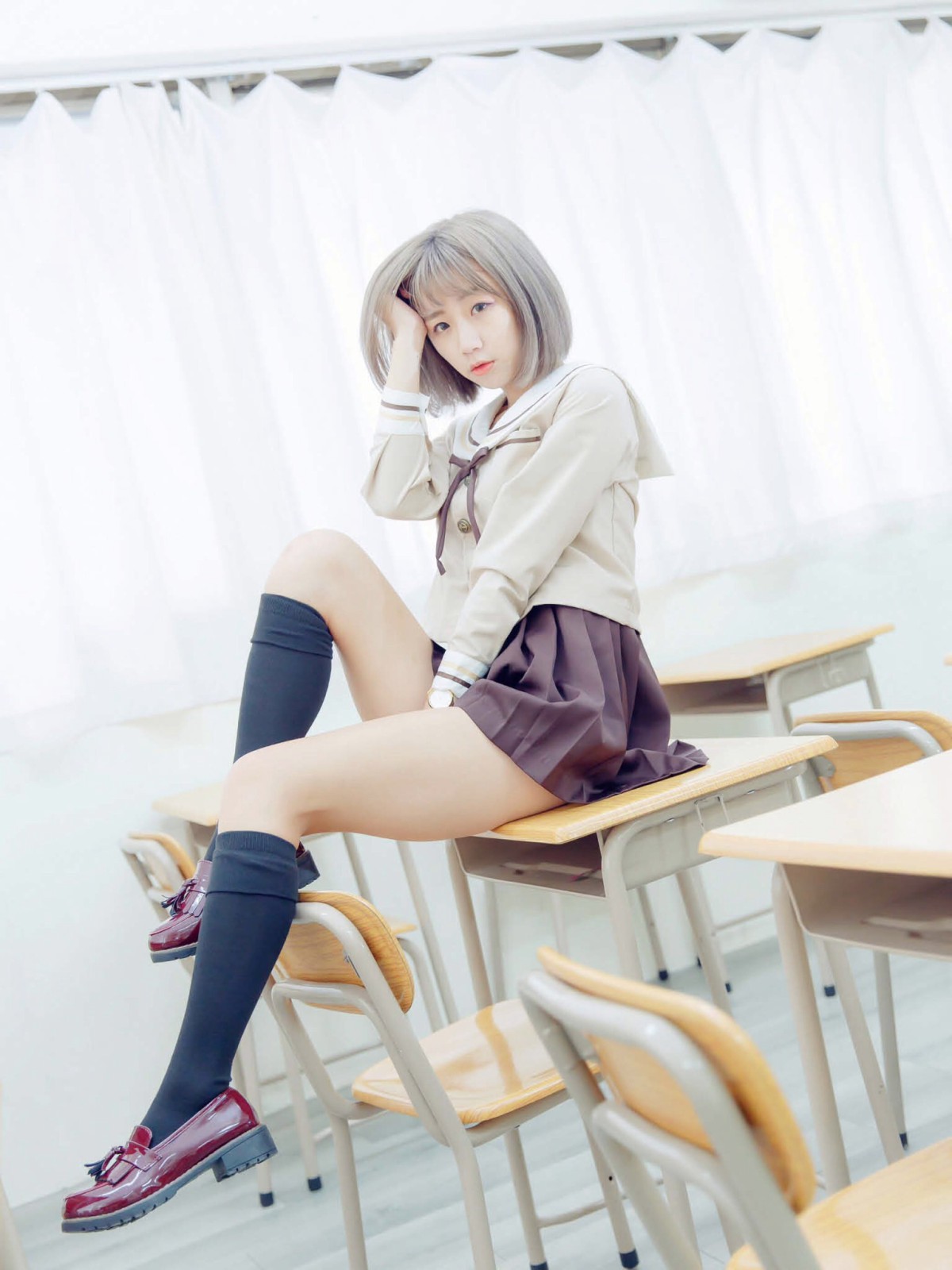 [JUICY]多汁女孩阮靖貽 水手服挑逗可爱单纯学生 – COSPLAY