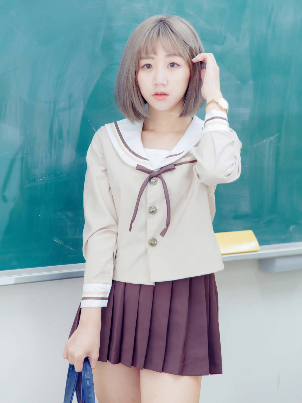 [JUICY]多汁女孩阮靖貽 水手服挑逗可爱单纯学生 – COSPLAY