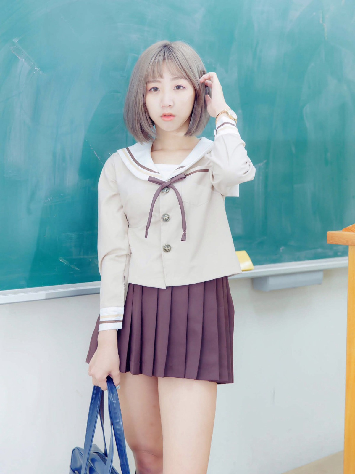 [JUICY]多汁女孩阮靖貽 水手服挑逗可爱单纯学生 – COSPLAY