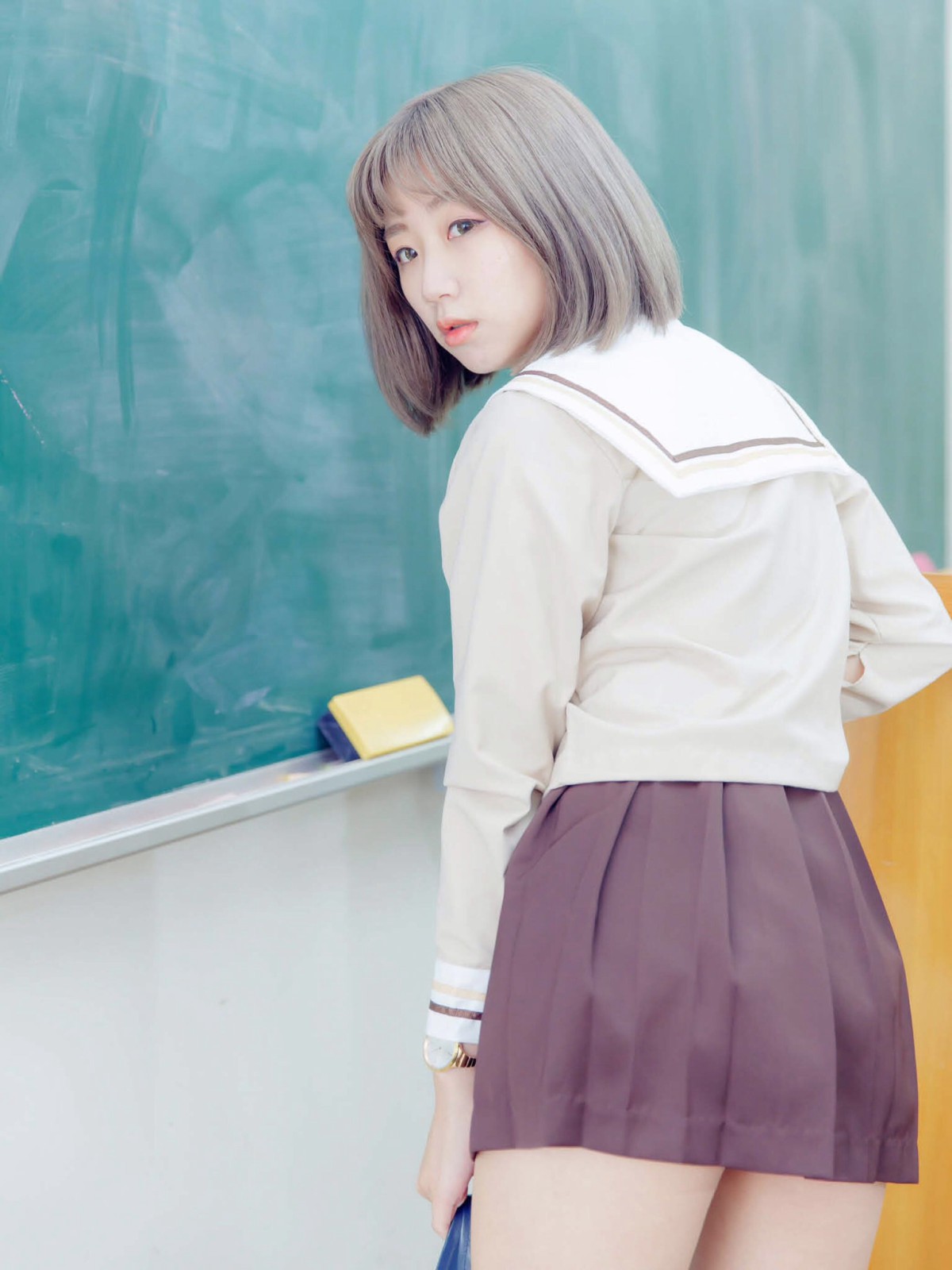 [JUICY]多汁女孩阮靖貽 水手服挑逗可爱单纯学生 – COSPLAY