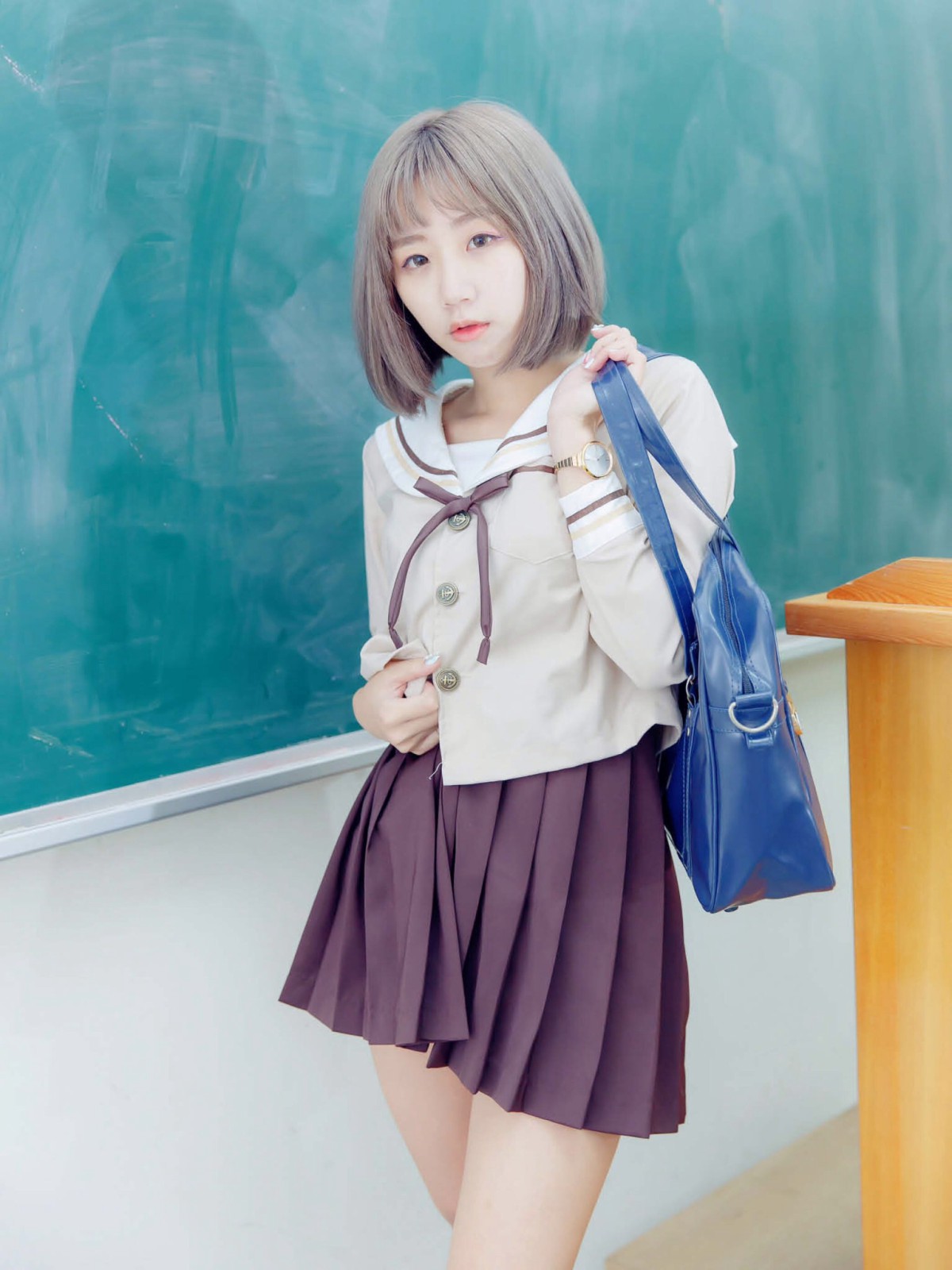 [JUICY]多汁女孩阮靖貽 水手服挑逗可爱单纯学生 – COSPLAY